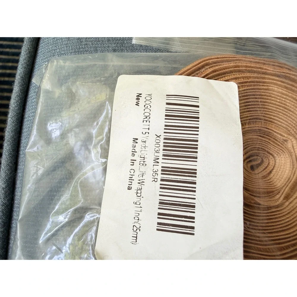 Yoogcorett‎ Velvet Ribbon 3 Rolls 15 Yards Copper 1